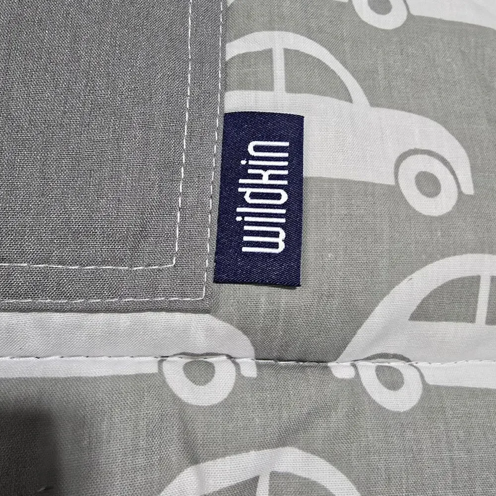 Wildkin brand kids' nap mat features a grey car pattern NWoT